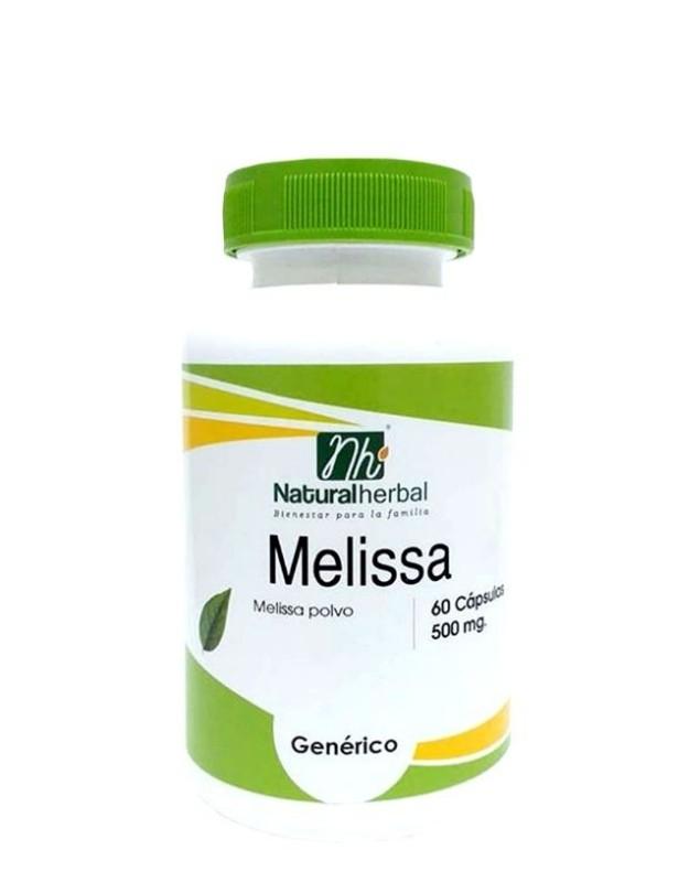 Melissa - 60 Cápsulas 500 mg