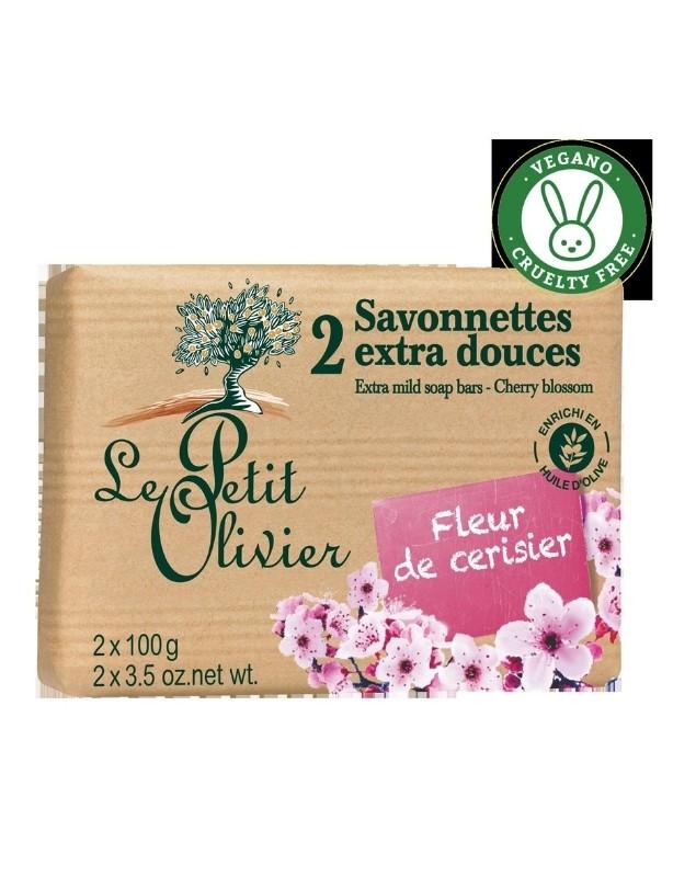 Jabón en Barra Extra Suave, Flor de Cerezo, 2 un de 100 g