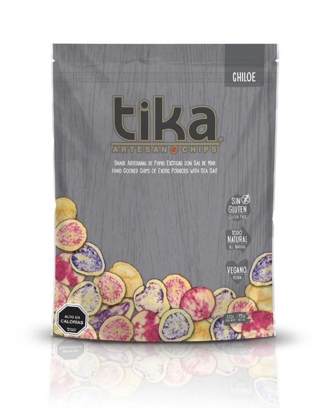 Snack de Papas Nativas de Colores con Sal de Mar, Chiloé Mix, sin Gluten, 170 g VENCE: 06-12-2025