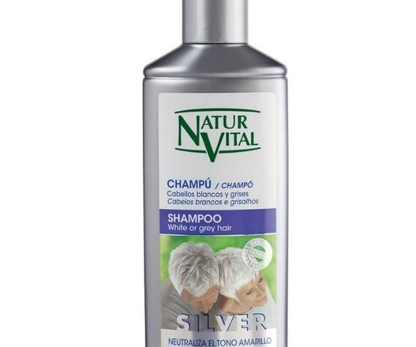 Shampoo Silver para Cabello Blancos O Grises, 300 ml