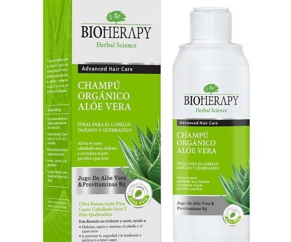 Shampoo Aloe Vera Cabello Seco, Dañado y Quebradizo, 330 ml