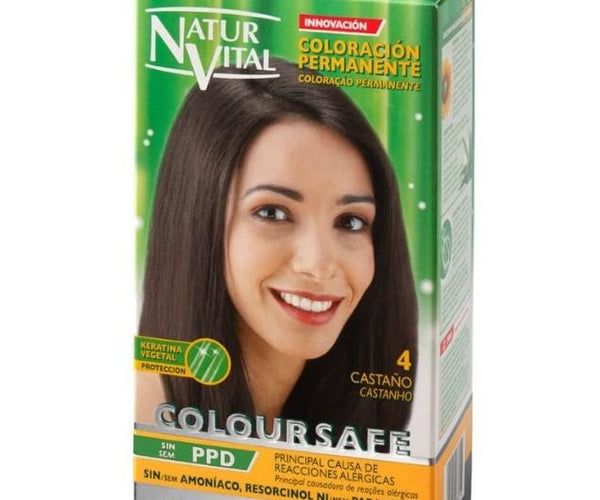 Tinte Permanente Coloursafe Castaño 4, 1 un