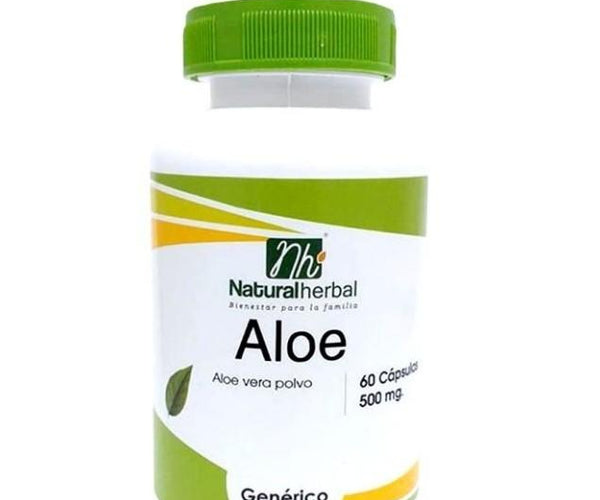 Aloe, 60 cápsulas, 500 mg