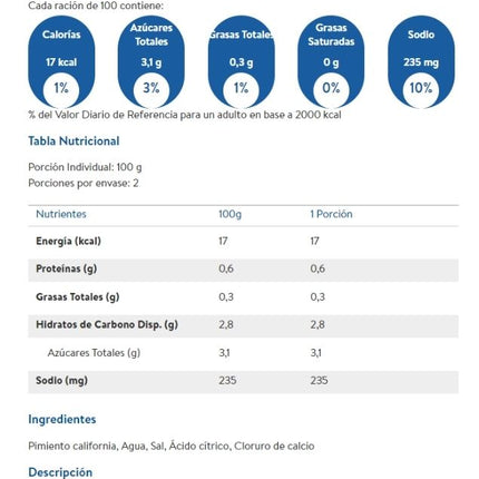Pimentón Morrón, 340 g