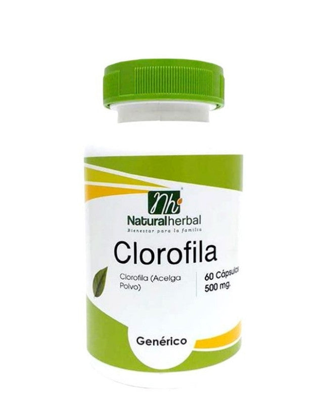 Clorofila, 500 mg, 60 caps.