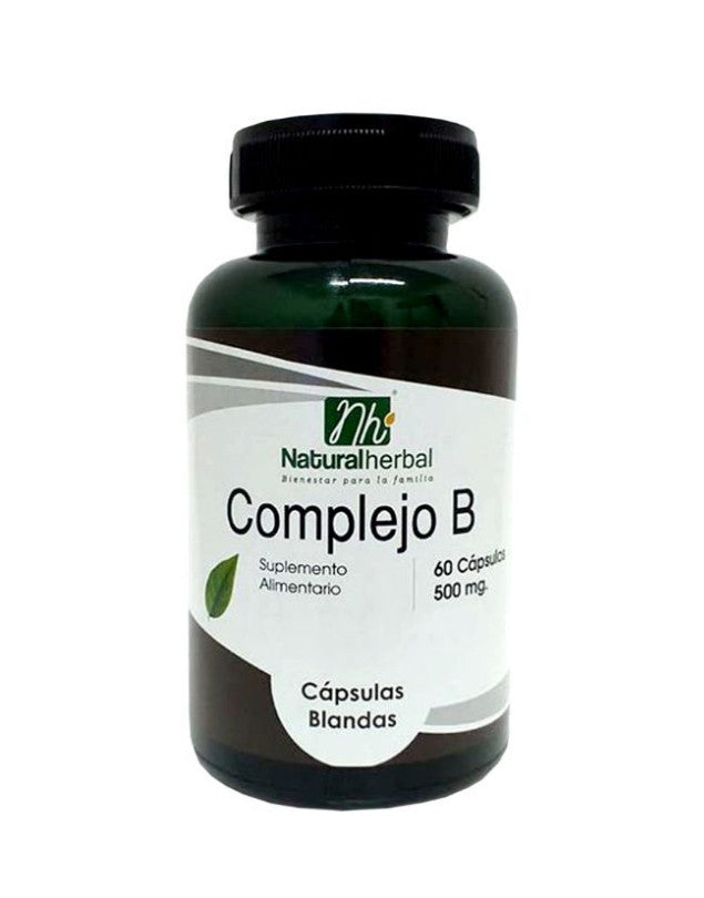 Complejo B, 500 mg, 60 caps.