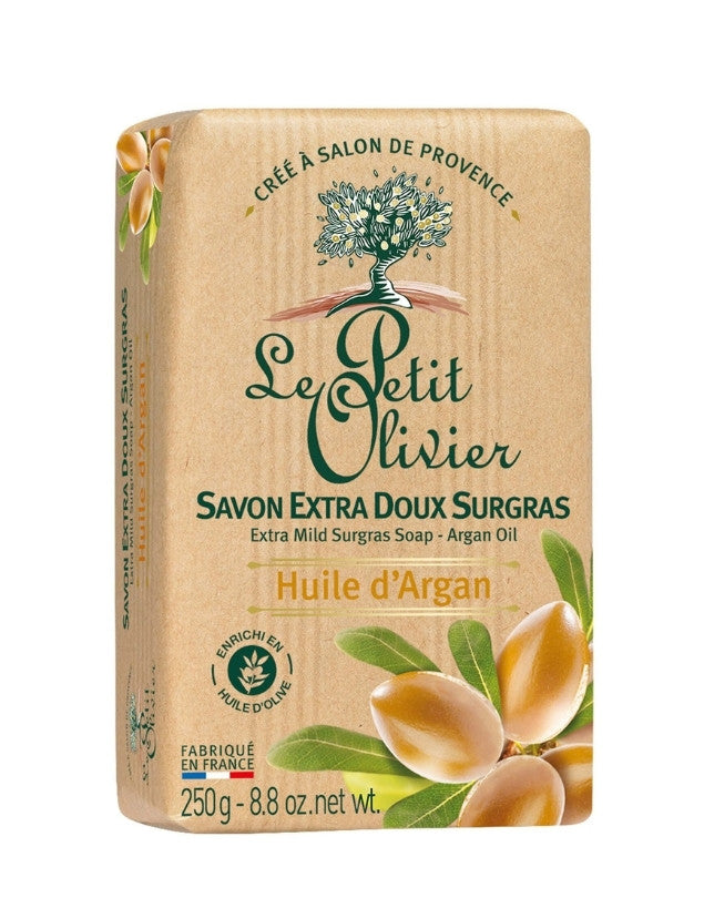 Jabón en Barra Extra Suave con Aceite de Argán, 1 un 250 gr.