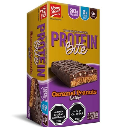 Barra de Proteína Caramel Peanut Salty, 4 u