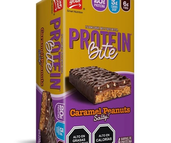 Barra de Proteína Caramel Peanut Salty, 4 u