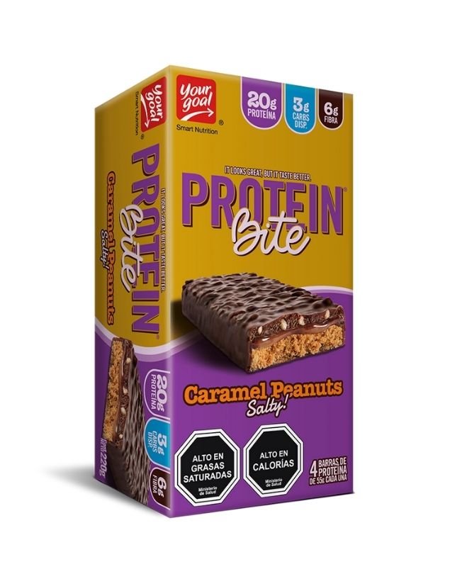 Barra de Proteína Caramel Peanut Salty, 4 u