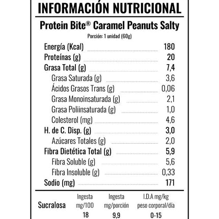 Barra de Proteína Caramel Peanut Salty, 4 u