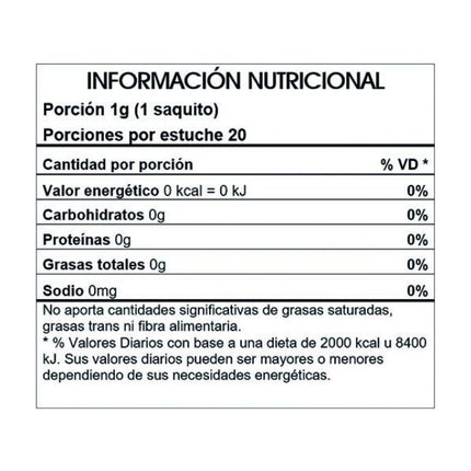 Infusión de Manzanilla, 20 un