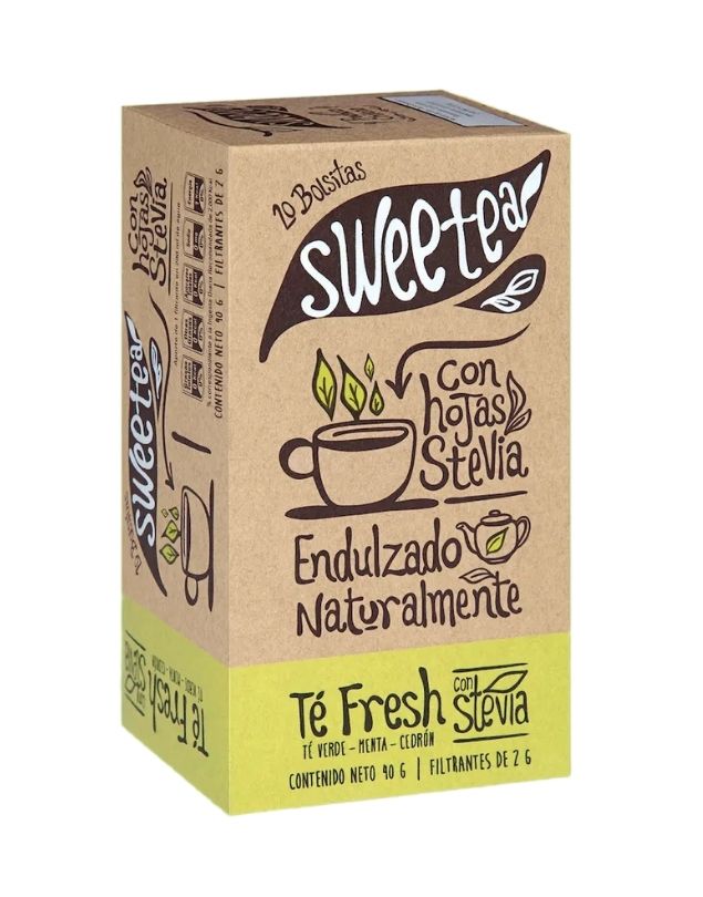 Té Fresh con Stevia, 20 u
