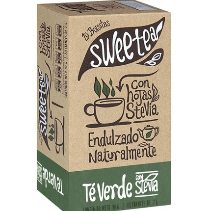 Té Verde Panfried con Stevia, 20 u