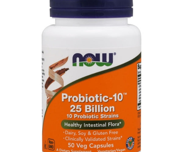 Probiotic-10, 25 Billones, 50 Cápsulas Veg.