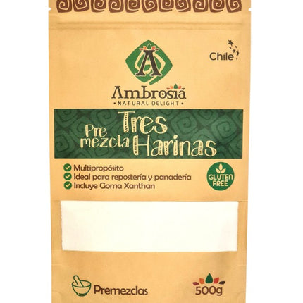 Premezcla Tres Harinas, 500 g.