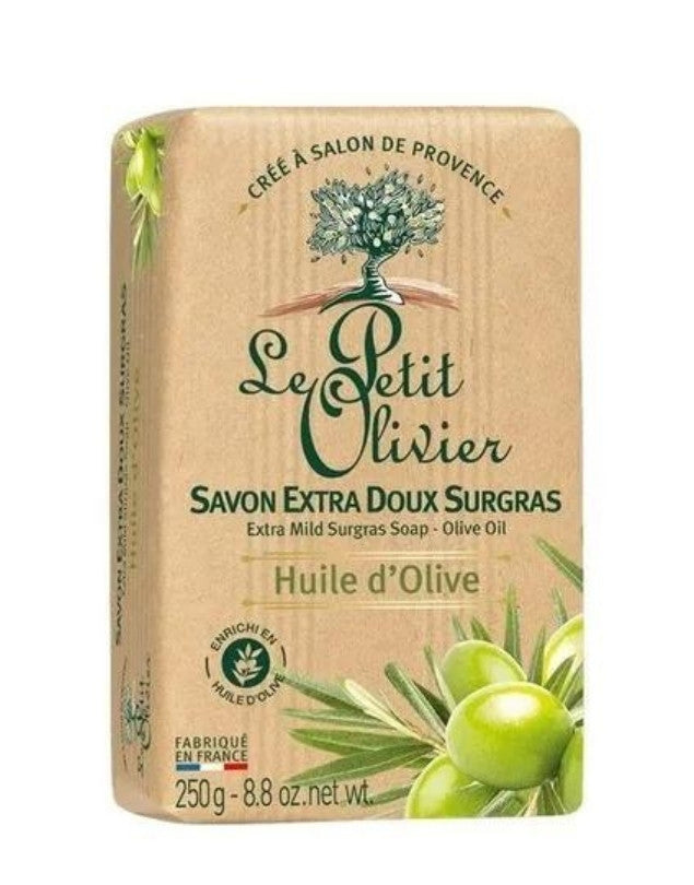 Jabón en Barra Extra Suave con Aceite de Oliva, 1 un 250 gr.